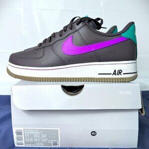 Nike Air Force 1 '07 Low Baroque Brown/Vivid Purple Size 11M/12.5W